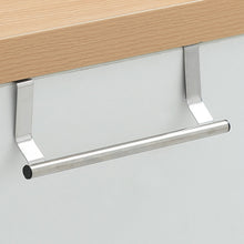 Load image into Gallery viewer, Over Door Stainless Steel Racks Kitchen Cabinet Towels Long Rack Bar Hanging Holder Bathroom Bath Towel Shelf