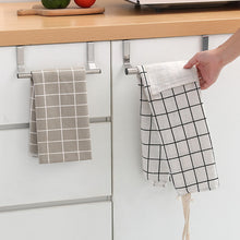 Load image into Gallery viewer, Over Door Stainless Steel Racks Kitchen Cabinet Towels Long Rack Bar Hanging Holder Bathroom Bath Towel Shelf