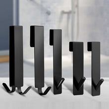 Load image into Gallery viewer, Bathroom Shower Room Door Hook Over Glass Door Stainless Steel Over Towel Rack Towel Holder Loofah Hanger