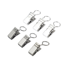 Load image into Gallery viewer, 20PCS/Set Window Curtain Metal Steel Hook Clips Shower Curtain Alligator Clips Tapestry Anti Slip Crocodile Clips
