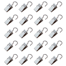 Load image into Gallery viewer, 20PCS/Set Window Curtain Metal Steel Hook Clips Shower Curtain Alligator Clips Tapestry Anti Slip Crocodile Clips