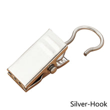 Load image into Gallery viewer, 20PCS/Set Window Curtain Metal Steel Hook Clips Shower Curtain Alligator Clips Tapestry Anti Slip Crocodile Clips