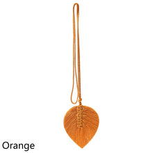 Load image into Gallery viewer, Curtain Tieback Bohemia Handmade Leaf Curtain Tie Hook Holder Boho Macrame For Living Room Window Curtain