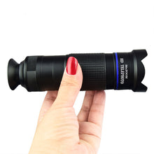 Load image into Gallery viewer, Phone Camera Lens 36X Telephoto 4in1 Telecope Zoom Macro Fisheye Wide Angel Lens Kit For Cellphone iPhone Samsung Xiaomi Huawei