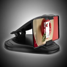 Load image into Gallery viewer, Universal Car Holder Fashion Dashboard Navigation Support Stand Hud Dashboard Mobile Phone Clip PU Leather Bracket