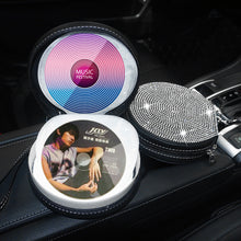 Load image into Gallery viewer, Portable Bling Car CD Case Holder Oxford Cloth DVD Case Disc Storage Organizer Bag Accessories
