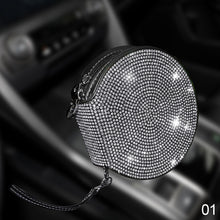 Load image into Gallery viewer, Portable Bling Car CD Case Holder Oxford Cloth DVD Case Disc Storage Organizer Bag Accessories