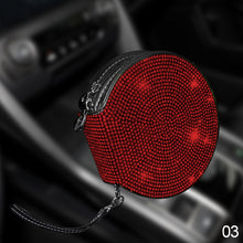 Load image into Gallery viewer, Portable Bling Car CD Case Holder Oxford Cloth DVD Case Disc Storage Organizer Bag Accessories