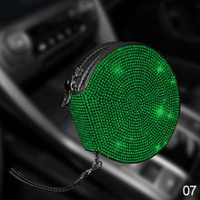 Load image into Gallery viewer, Portable Bling Car CD Case Holder Oxford Cloth DVD Case Disc Storage Organizer Bag Accessories