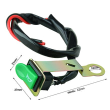 Load image into Gallery viewer, Universal Motorcycle Horn Signal Control Switch Button For ATV UTV Dirt Bike Kart Moped Scooter Electric Bicycle Tricycle