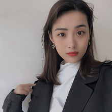 Load image into Gallery viewer, Elegant 925 Silver Needle Korea Pearl Earrings for Women Fashion Jewelry Gift