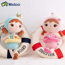 Load image into Gallery viewer, Metoo Jibao Summer Swimming Girl Doll Plush Toys for Girls Baby Birthday Gifts Cute Beautiful Doll with Dress Stuffed Toys For Kids Children's Day Gifts