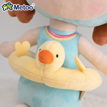 Load image into Gallery viewer, Metoo Jibao Summer Swimming Girl Doll Plush Toys for Girls Baby Birthday Gifts Cute Beautiful Doll with Dress Stuffed Toys For Kids Children's Day Gifts