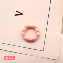 Load image into Gallery viewer, Fashion Tortoiseshell Acrylic Resin Ring Creative Simple Ladies Gradient Contrast Color Ring Women Girls Bracelet Jewelry