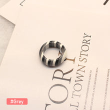 Load image into Gallery viewer, Fashion Tortoiseshell Acrylic Resin Ring Creative Simple Ladies Gradient Contrast Color Ring Women Girls Bracelet Jewelry