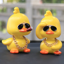Load image into Gallery viewer, Shaking Head Yellow Duck Car Ornament Cute Moving Head Doll Duck Creative Auto Interior Decoration Car Interior Accessories