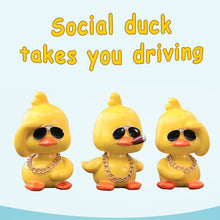 Load image into Gallery viewer, Shaking Head Yellow Duck Car Ornament Cute Moving Head Doll Duck Creative Auto Interior Decoration Car Interior Accessories