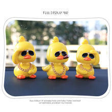 Load image into Gallery viewer, Shaking Head Yellow Duck Car Ornament Cute Moving Head Doll Duck Creative Auto Interior Decoration Car Interior Accessories