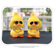Load image into Gallery viewer, Shaking Head Yellow Duck Car Ornament Cute Moving Head Doll Duck Creative Auto Interior Decoration Car Interior Accessories