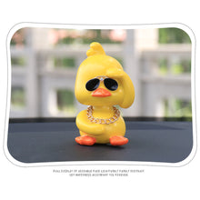 Load image into Gallery viewer, Shaking Head Yellow Duck Car Ornament Cute Moving Head Doll Duck Creative Auto Interior Decoration Car Interior Accessories