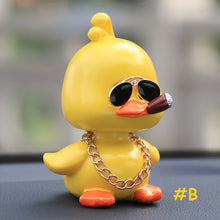 Load image into Gallery viewer, Shaking Head Yellow Duck Car Ornament Cute Moving Head Doll Duck Creative Auto Interior Decoration Car Interior Accessories
