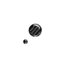 Load image into Gallery viewer, 2Pcs Real Carbon Fiber Car Center Console Multimedia Volume Button Cover Trim Sticker For Mazda 3 Mazda 6 CX-9 CX-5 Interior