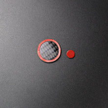 Load image into Gallery viewer, 2Pcs Real Carbon Fiber Car Center Console Multimedia Volume Button Cover Trim Sticker For Mazda 3 Mazda 6 CX-9 CX-5 Interior