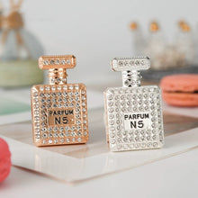 Load image into Gallery viewer, Square Mini Perfume Bottle Car Air Freshener Diamond Perfume Bottle Bling Car Accessories Interior Woman Ornament Aroma Gift