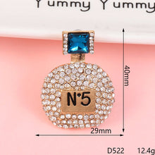 Load image into Gallery viewer, Inlay Rhinestone Bowknot Perfume Bottle Car Perfume Air Freshener Diamond Scent Bottle Car Accessories Interior Woman