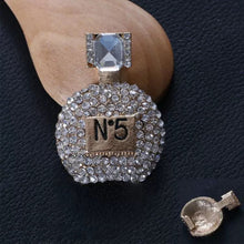 Load image into Gallery viewer, Inlay Rhinestone Bowknot Perfume Bottle Car Perfume Air Freshener Diamond Scent Bottle Car Accessories Interior Woman
