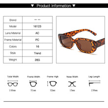 Load image into Gallery viewer, Retro Rectangle Sunglasses Women Oval Driving Shades Male Sun Glasses Vintage Travel Fishing Classic Shades Female Eyewear