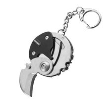 Load image into Gallery viewer, Multifunctional Keychain Hexagon Coin Knife Folding Mini Pocket Screwdriver Cutter Opener Scale Ruler Nail Clipper Outdoor Tool
