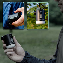 Load image into Gallery viewer, 4-in-1 Portable Outdoor Camping Air Pumping Integrated Lighting Power Bank Vacuum Inflator Mini Electric Pump