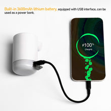 Load image into Gallery viewer, 4-in-1 Portable Outdoor Camping Air Pumping Integrated Lighting Power Bank Vacuum Inflator Mini Electric Pump