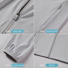 Load image into Gallery viewer, Camping Men Ice Silk Sun Protection Clothing Fishing Hunting Clothes Quick Dry Skin Windbreaker With Pocket Outdoor Sun-Protective Clothes
