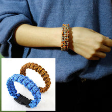Load image into Gallery viewer, Outdoor Adjustable Bracelet Camping Survival Paracord Bracelet Sports Parachute Cord Bracelet