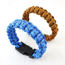 Load image into Gallery viewer, Outdoor Adjustable Bracelet Camping Survival Paracord Bracelet Sports Parachute Cord Bracelet