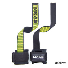 Load image into Gallery viewer, Weightlifting Gym Anti-Slip Sport Safety Wrist Straps Weight Lifting Wrist Support Cross fit Hand Grips Fitness Bodybuilding