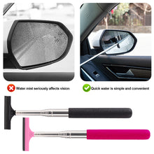 Load image into Gallery viewer, Retractable Car Rearview Mirror Wiper Portable Rainy Cleaning Supplies Rearview Mirror Water Remover Glass Rain Cleaning Tool