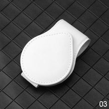Load image into Gallery viewer, Leather Car Sun Visor Mount Sunglasses Clip Fastener Ticket Glasses Holder Multifunction Portable Clip Auto Interior Accessories