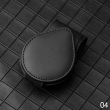 Load image into Gallery viewer, Leather Car Sun Visor Mount Sunglasses Clip Fastener Ticket Glasses Holder Multifunction Portable Clip Auto Interior Accessories