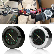 Load image into Gallery viewer, Aluminum Motorcycle Handlebar Luminous Clock Waterproof Timetable Cycle Scooter Modified Watch Moto Accessories