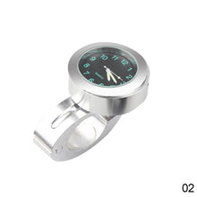 Load image into Gallery viewer, Aluminum Motorcycle Handlebar Luminous Clock Waterproof Timetable Cycle Scooter Modified Watch Moto Accessories