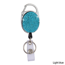 Load image into Gallery viewer, Rhinestone Anti-Lost Retractable Keychain Decoration Diamond-studded Telescopic Car Key Buckle for Women
