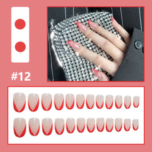 Load image into Gallery viewer, 24pcs/set Multicolor Nail Patches Small Fresh Nail Pieces Detachable Fake Nails Nail Art Accessories