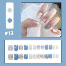 Load image into Gallery viewer, 24pcs/set Multicolor Nail Patches Small Fresh Nail Pieces Detachable Fake Nails Nail Art Accessories