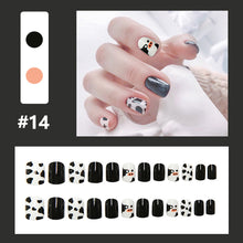 Load image into Gallery viewer, 24pcs/set Multicolor Nail Patches Small Fresh Nail Pieces Detachable Fake Nails Nail Art Accessories