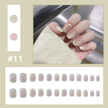 Load image into Gallery viewer, 24pcs/set Multicolor Nail Patches Fake Nail Pieces Removable Fake Nails Extensions Nail Art Accessories