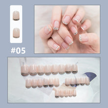 Load image into Gallery viewer, 24pcs/set Small Fresh Nail Pieces Fake Nail Patches Multicolor Removable Fake Nails Nail Art Accessories