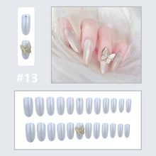 Load image into Gallery viewer, 24pcs/set Small Fresh Nail Pieces Fake Nail Patches Multicolor Removable Fake Nails Nail Art Accessories